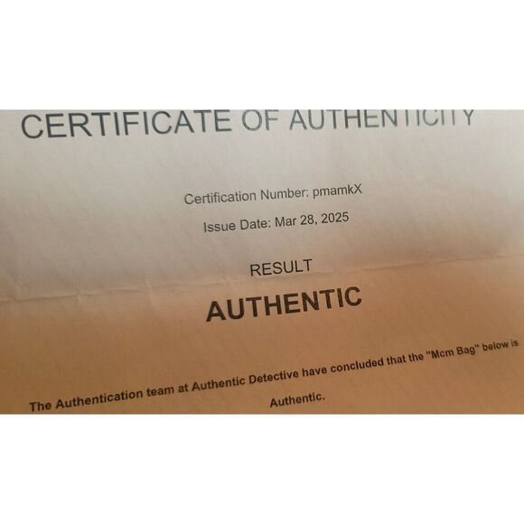 MCM - Creamy White Pebbled Leather Mini Boston w/ Gold Hardware - Picture 12 of 12